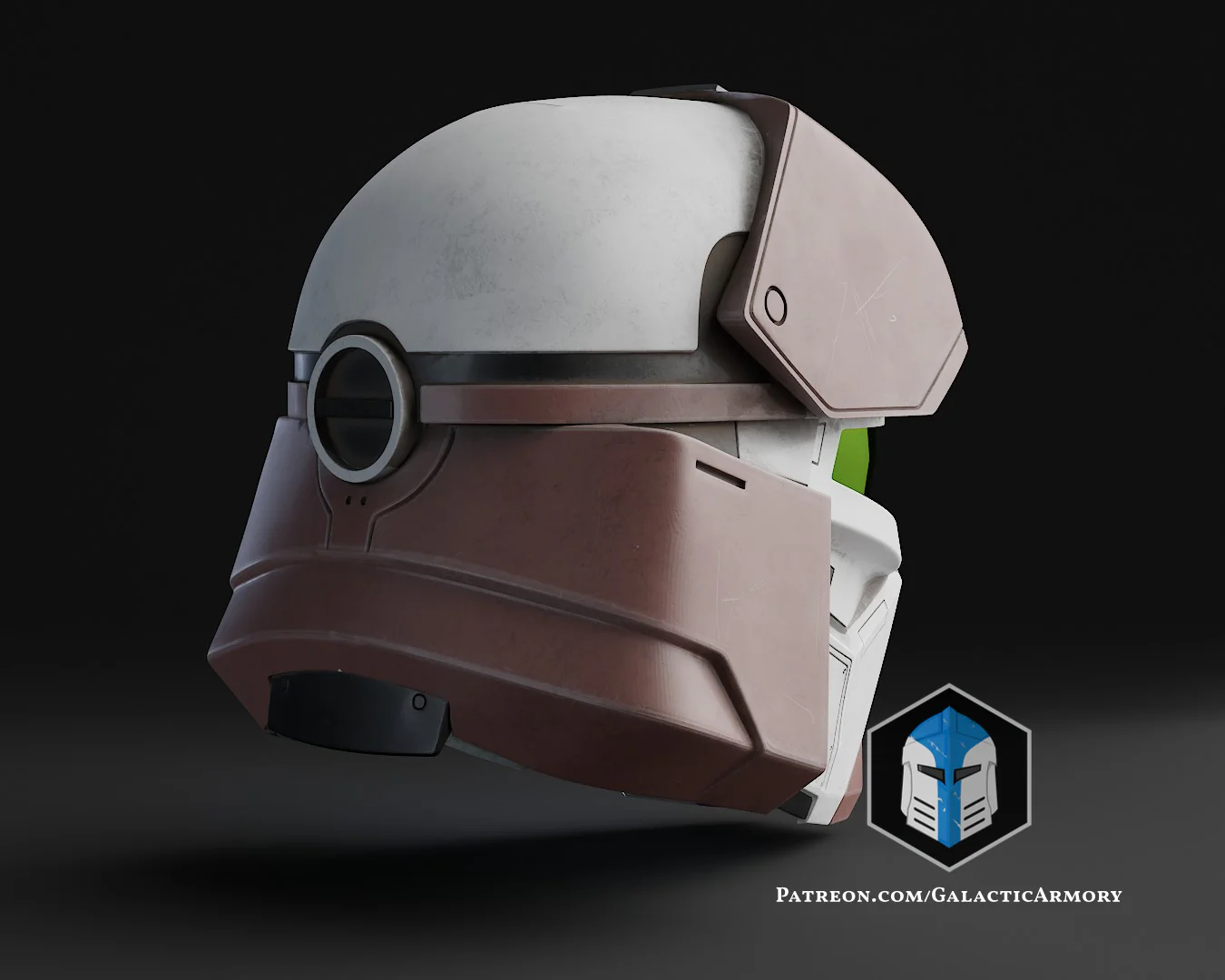 Galactic Spartan Mashup Helmet - 3D Print Files - Image 8