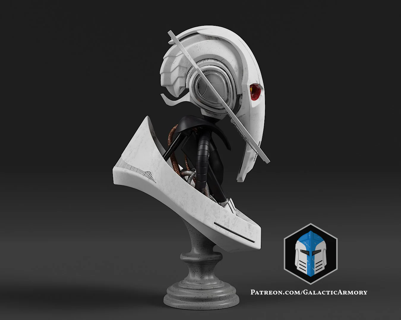 General Grievous Bust - 3D Print Files - Image 10
