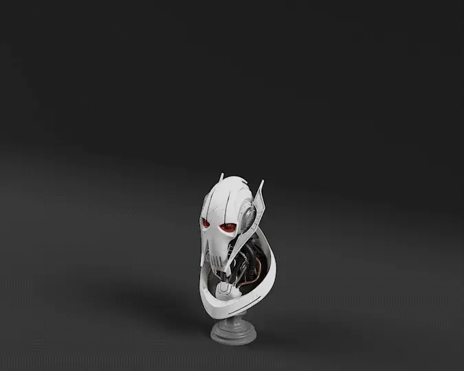 General Grievous Bust - 3D Print Files - Image 3