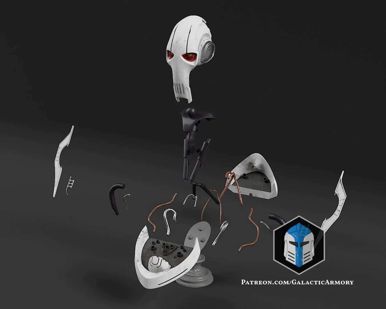 General Grievous Bust - 3D Print Files - Image 4