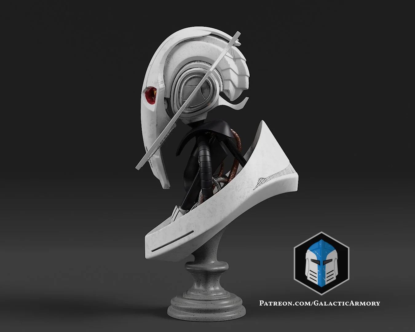 General Grievous Bust - 3D Print Files - Image 6