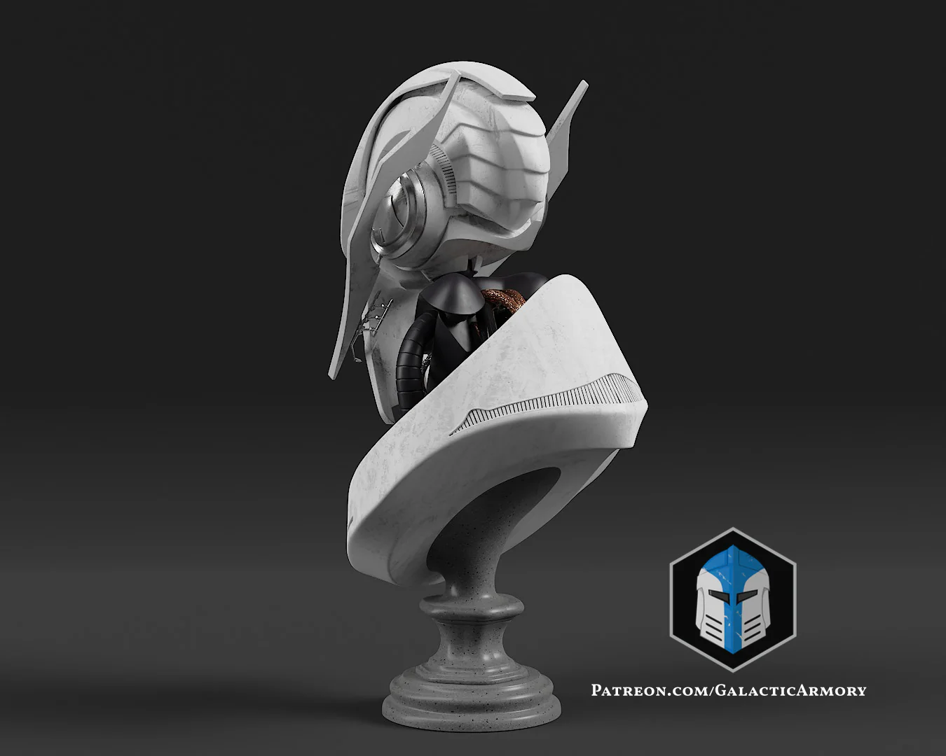 General Grievous Bust - 3D Print Files - Image 7