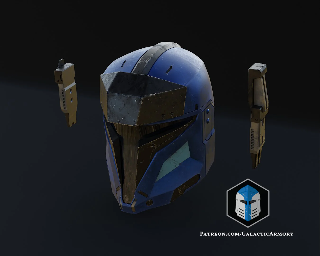 Heavy Mando Spartan Mashup Helmet - 3D Print Files - Image 4