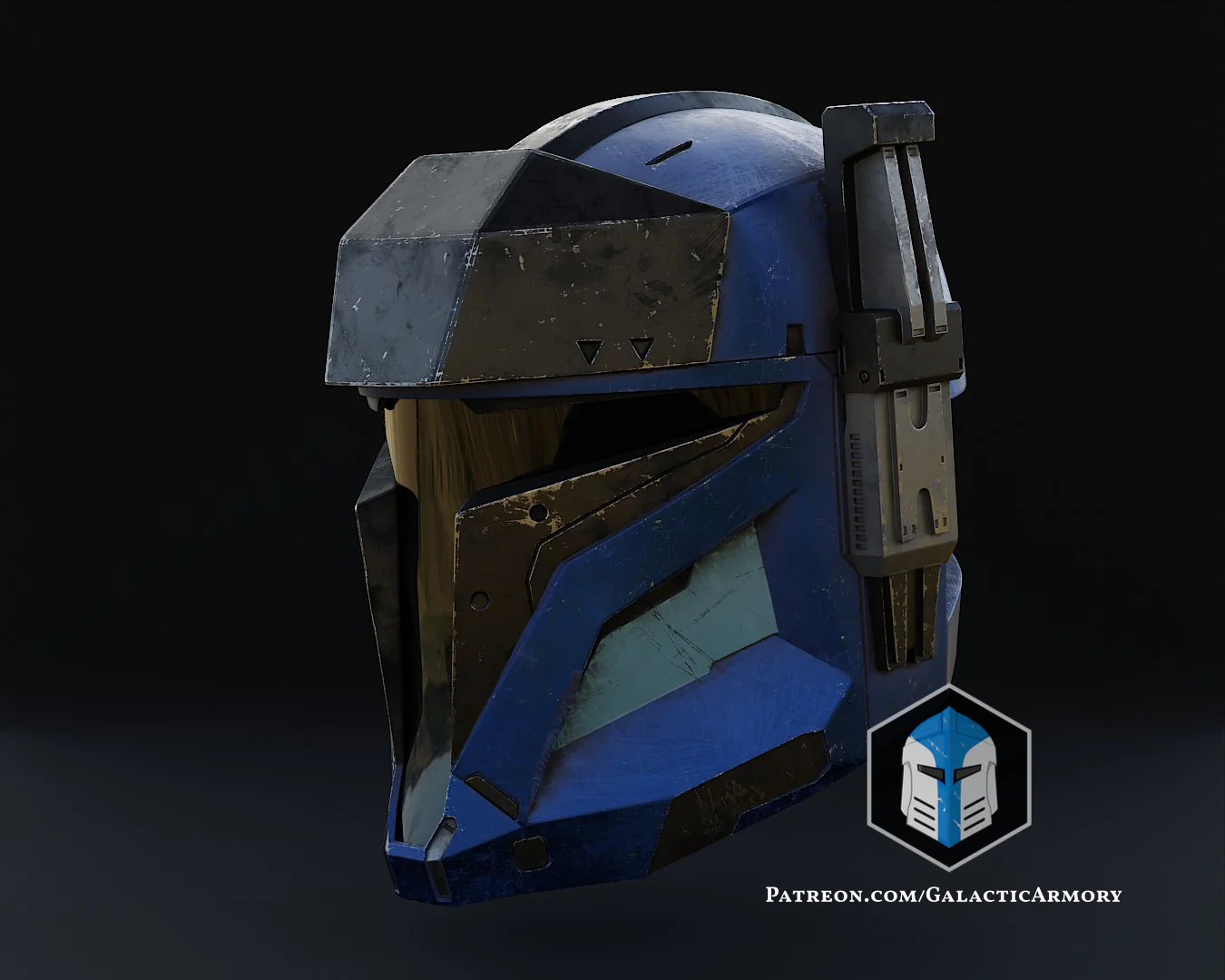 Heavy Mando Spartan Mashup Helmet - 3D Print Files - Image 5