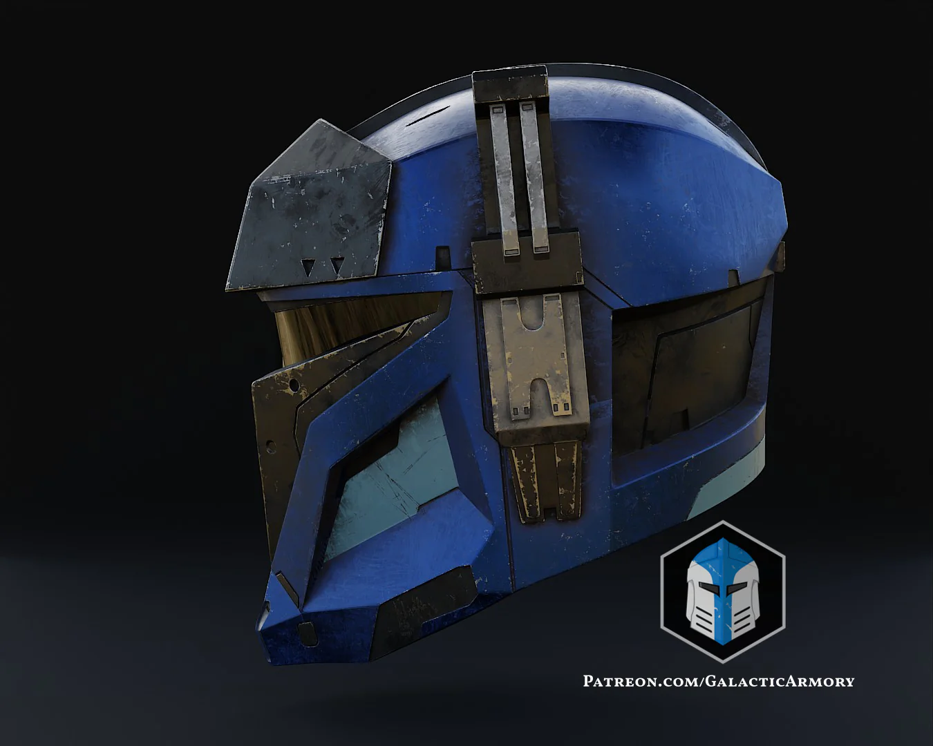 Heavy Mando Spartan Mashup Helmet - 3D Print Files - Image 6