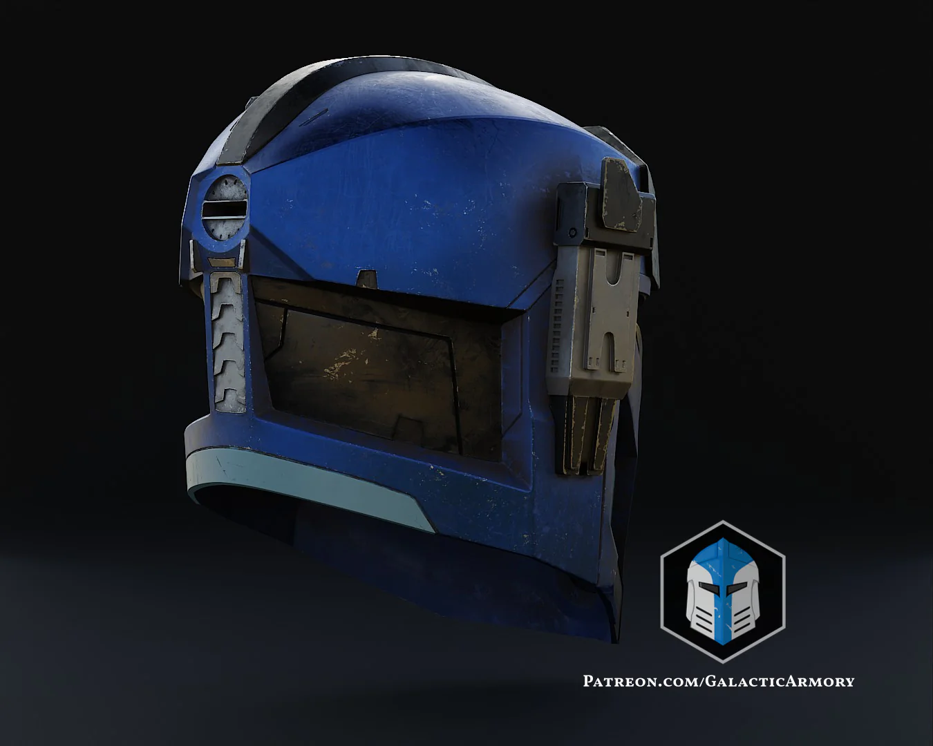 Heavy Mando Spartan Mashup Helmet - 3D Print Files - Image 9