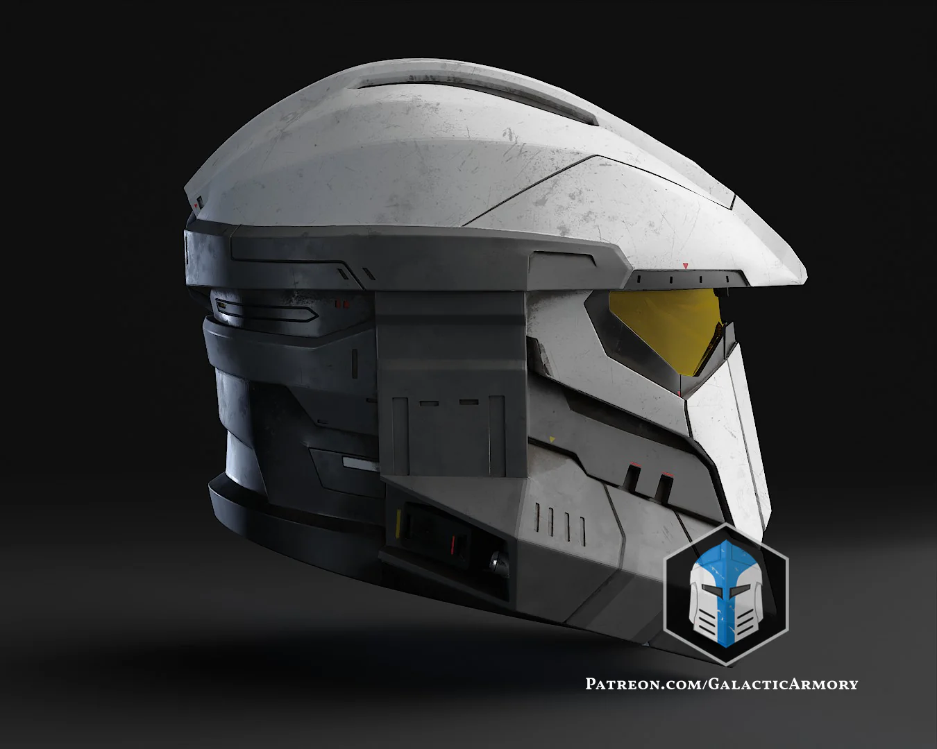 Imperial Mandalorian Commando Spartan Helmet Mashup - 3D Print Files - Image 10