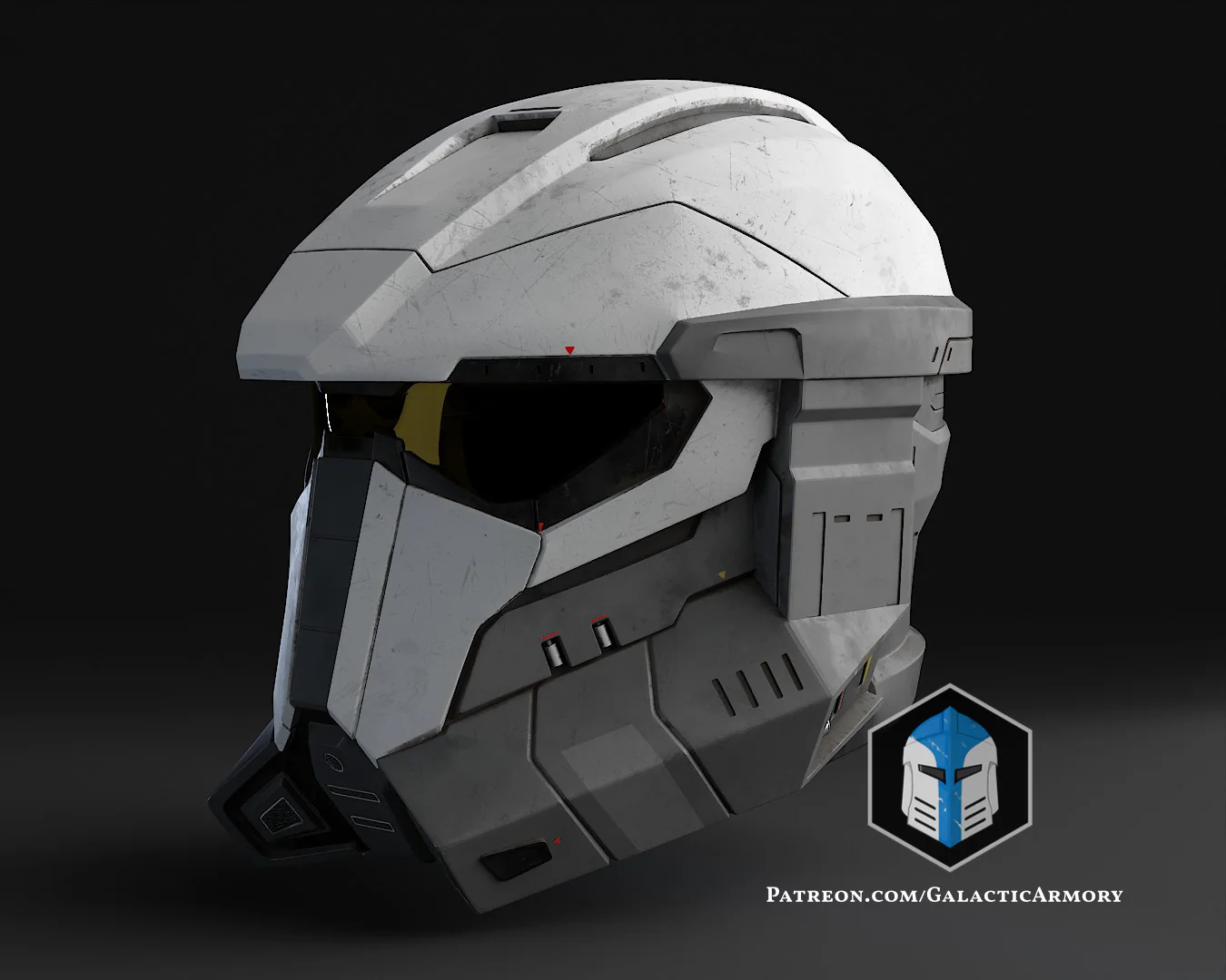 Imperial Mandalorian Commando Spartan Helmet Mashup - 3D Print Files - Image 5