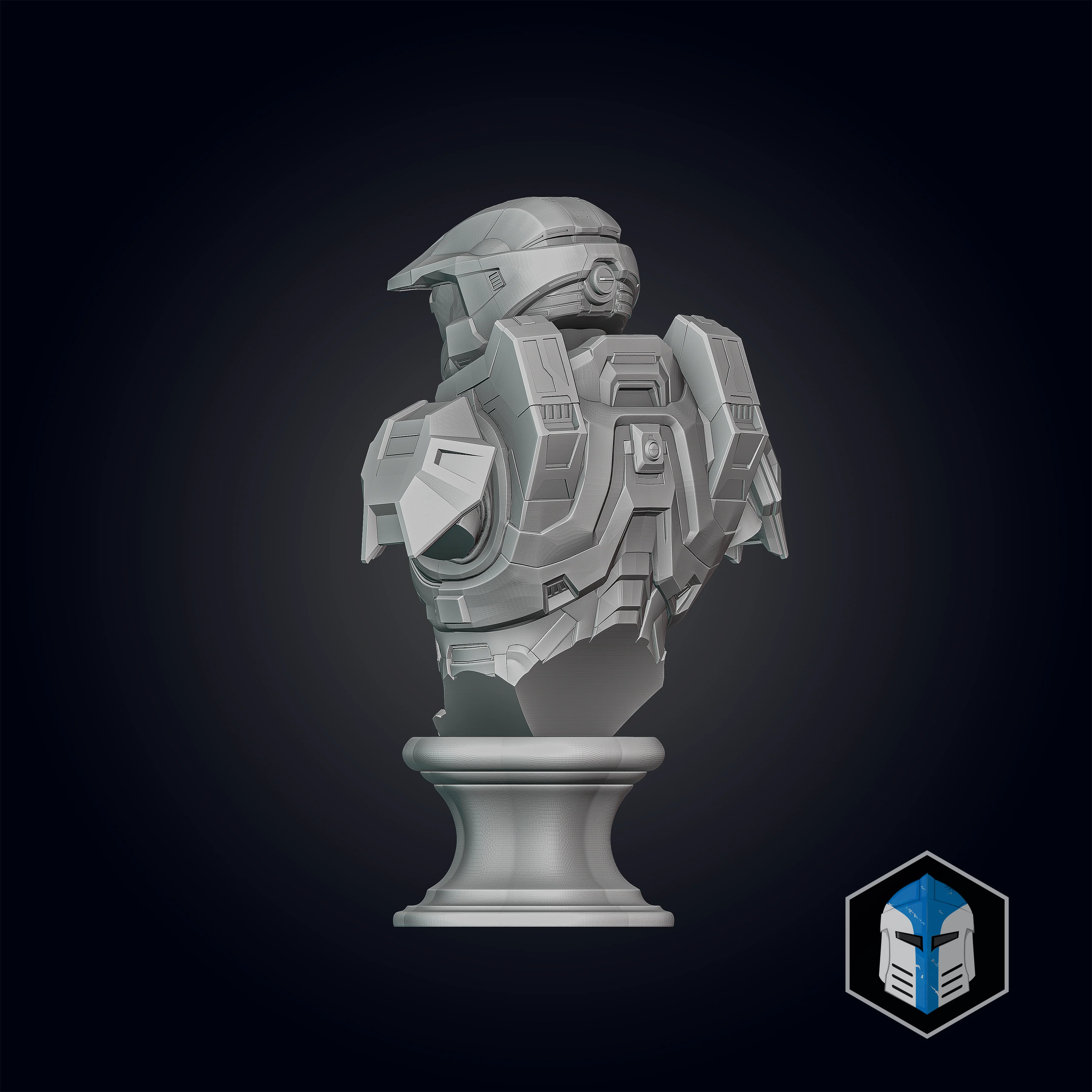 Infinite Master Chief - Bust - 3D Print Files - Image 6