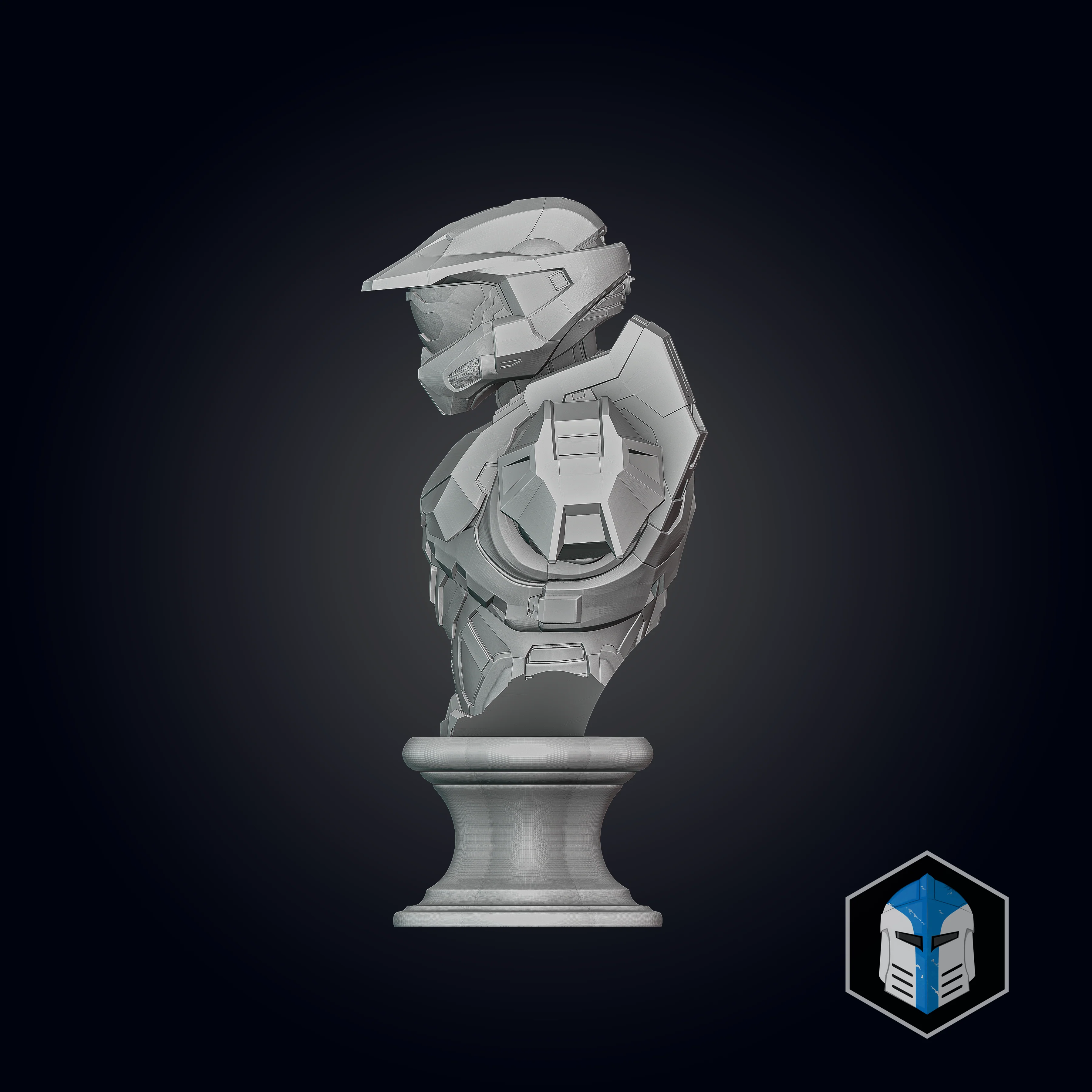 Infinite Master Chief - Bust - 3D Print Files - Image 7