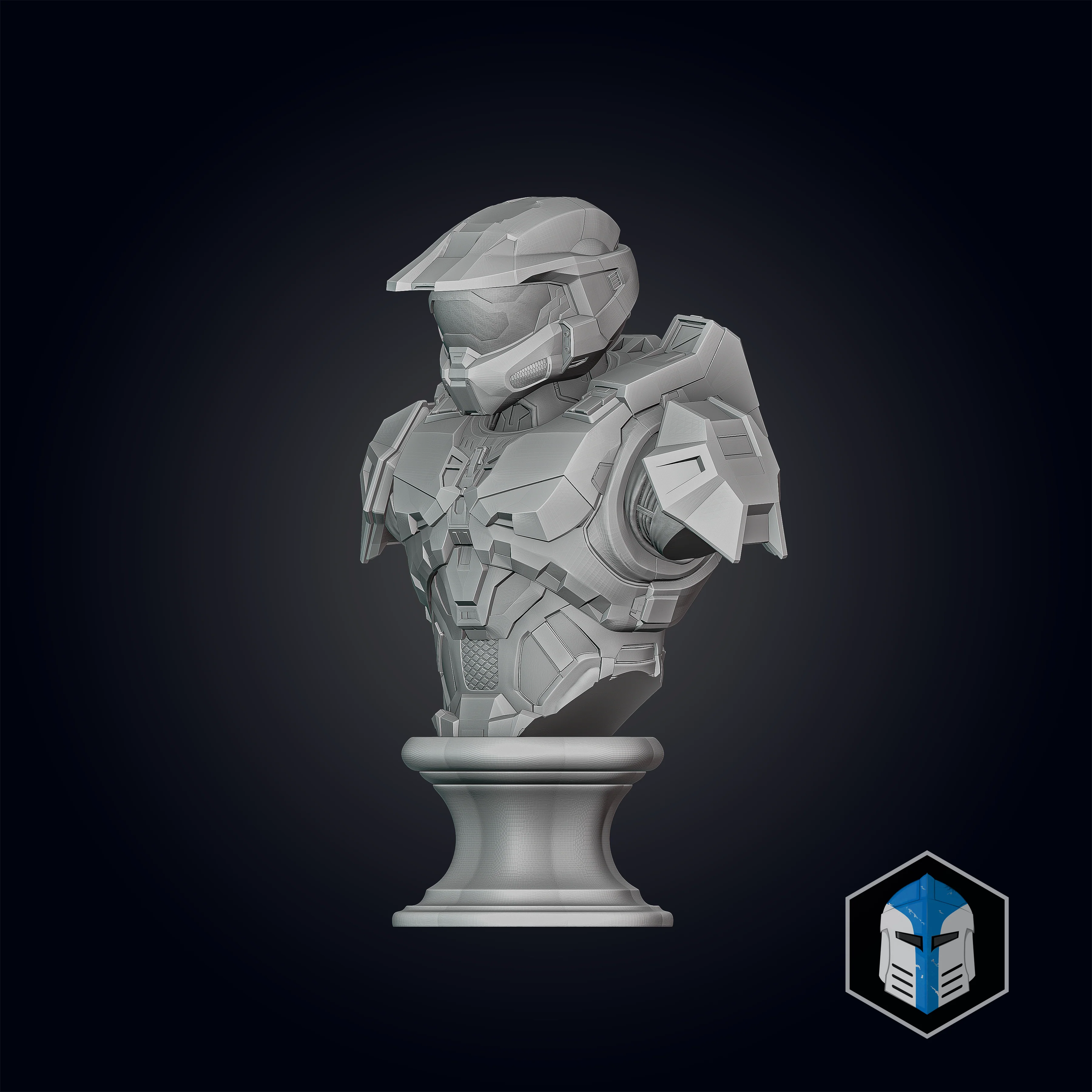 Infinite Master Chief - Bust - 3D Print Files - Image 8