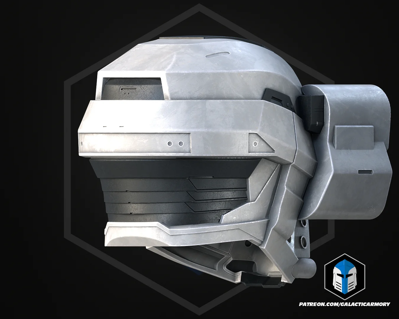 Bionicle Spartan Mashup - Kopaka Helmet - 3D Print Files - Image 10