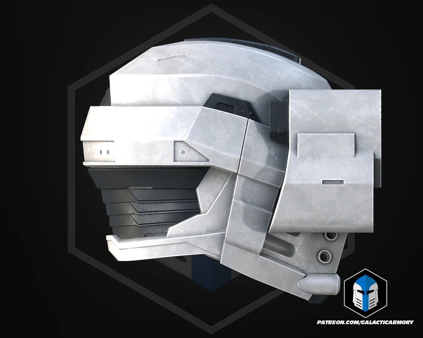 Bionicle Spartan Mashup - Kopaka Helmet - 3D Print Files - Image 11