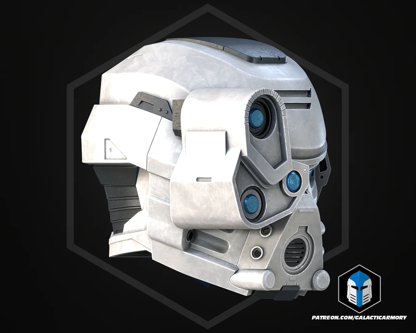 Bionicle Spartan Mashup - Kopaka Helmet - 3D Print Files - Image 12