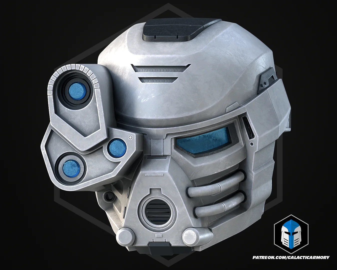 Bionicle Spartan Mashup - Kopaka Helmet - 3D Print Files - Image 5