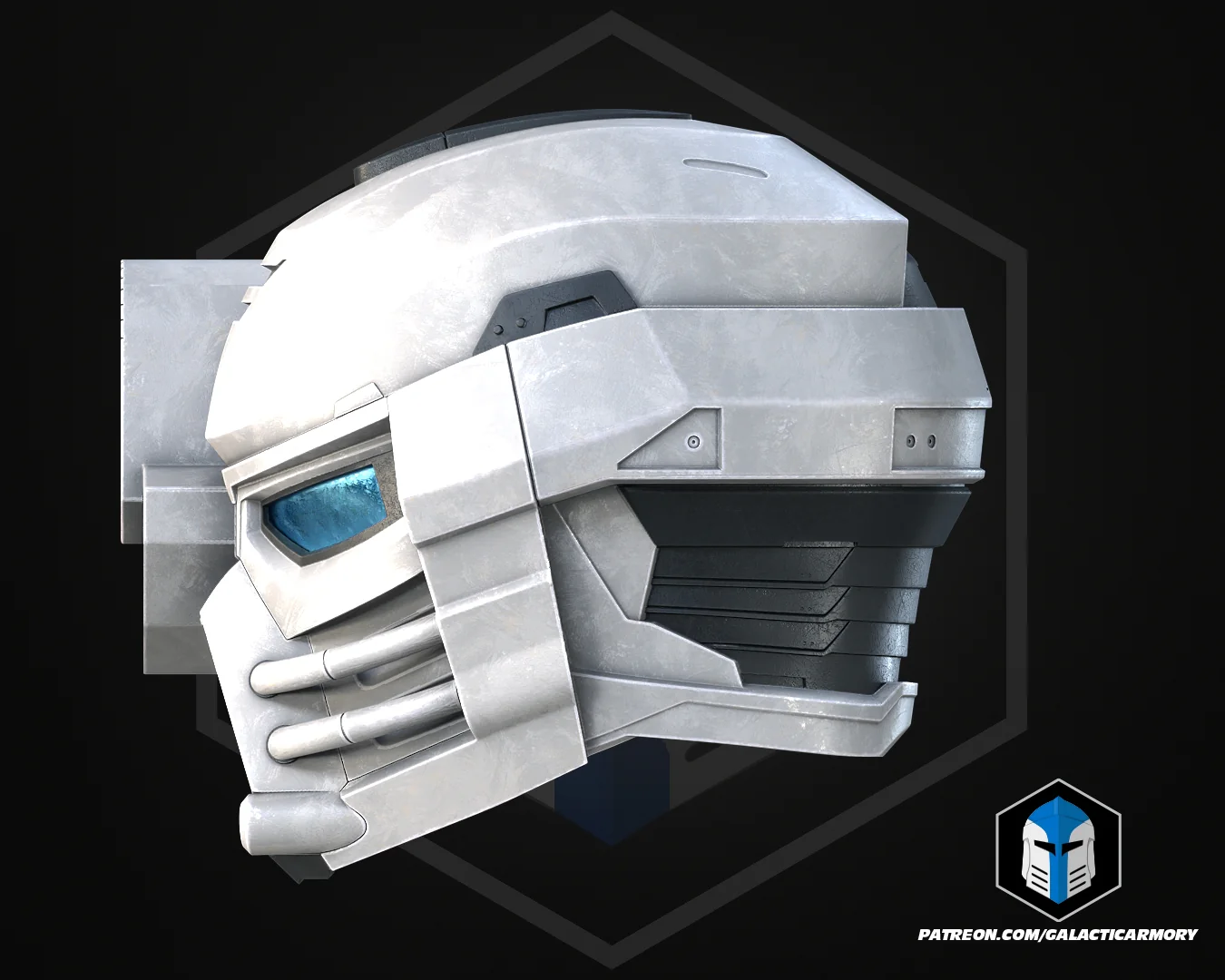 Bionicle Spartan Mashup - Kopaka Helmet - 3D Print Files - Image 7