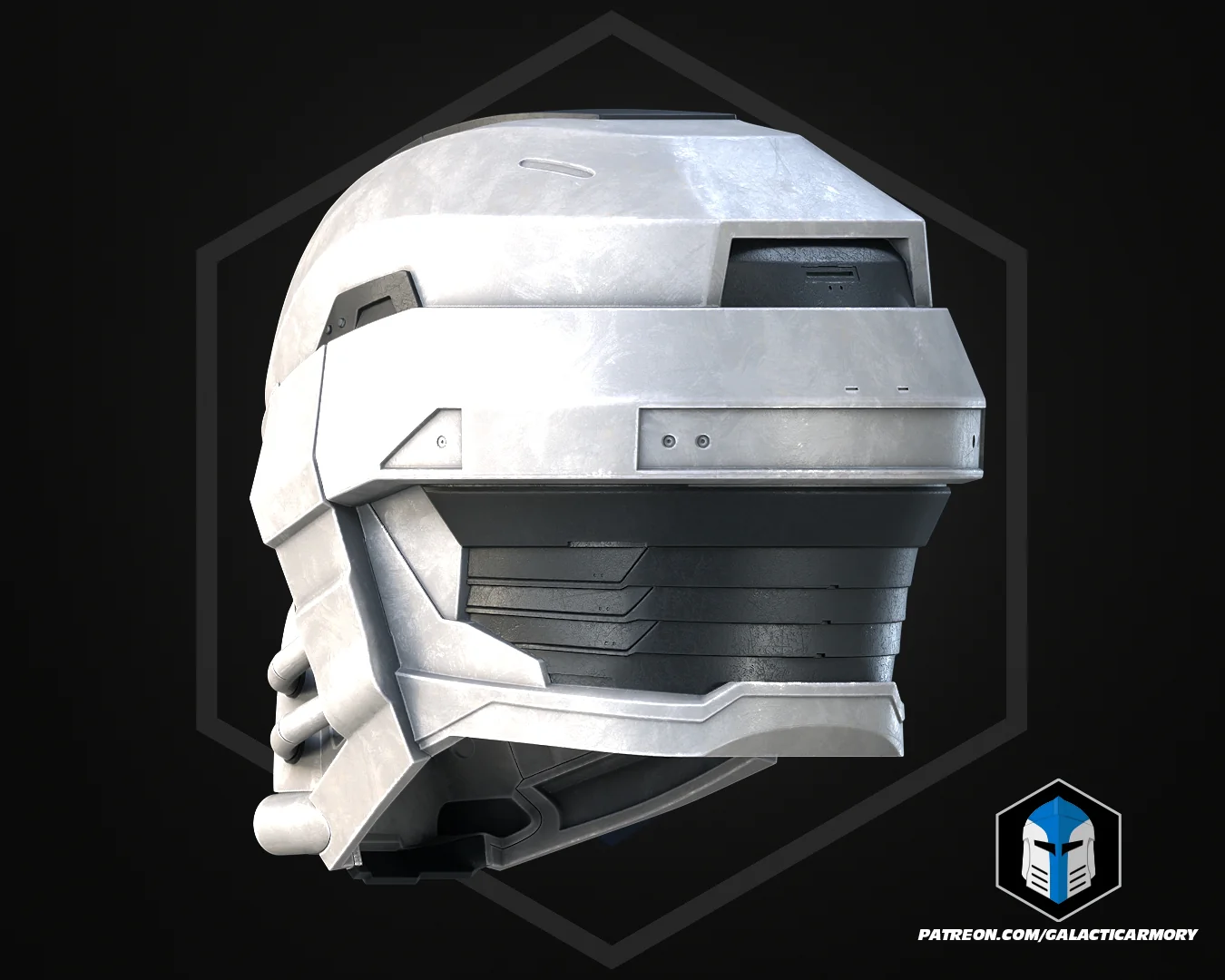 Bionicle Spartan Mashup - Kopaka Helmet - 3D Print Files - Image 8