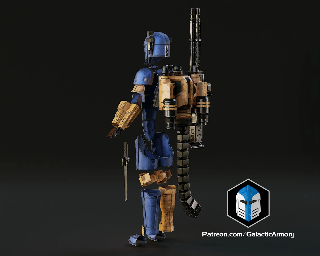 Mandalorian Heavy Armor - 3D Print Files - Image 12