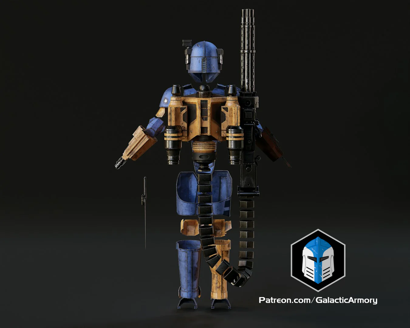 Mandalorian Heavy Armor - 3D Print Files - Image 13