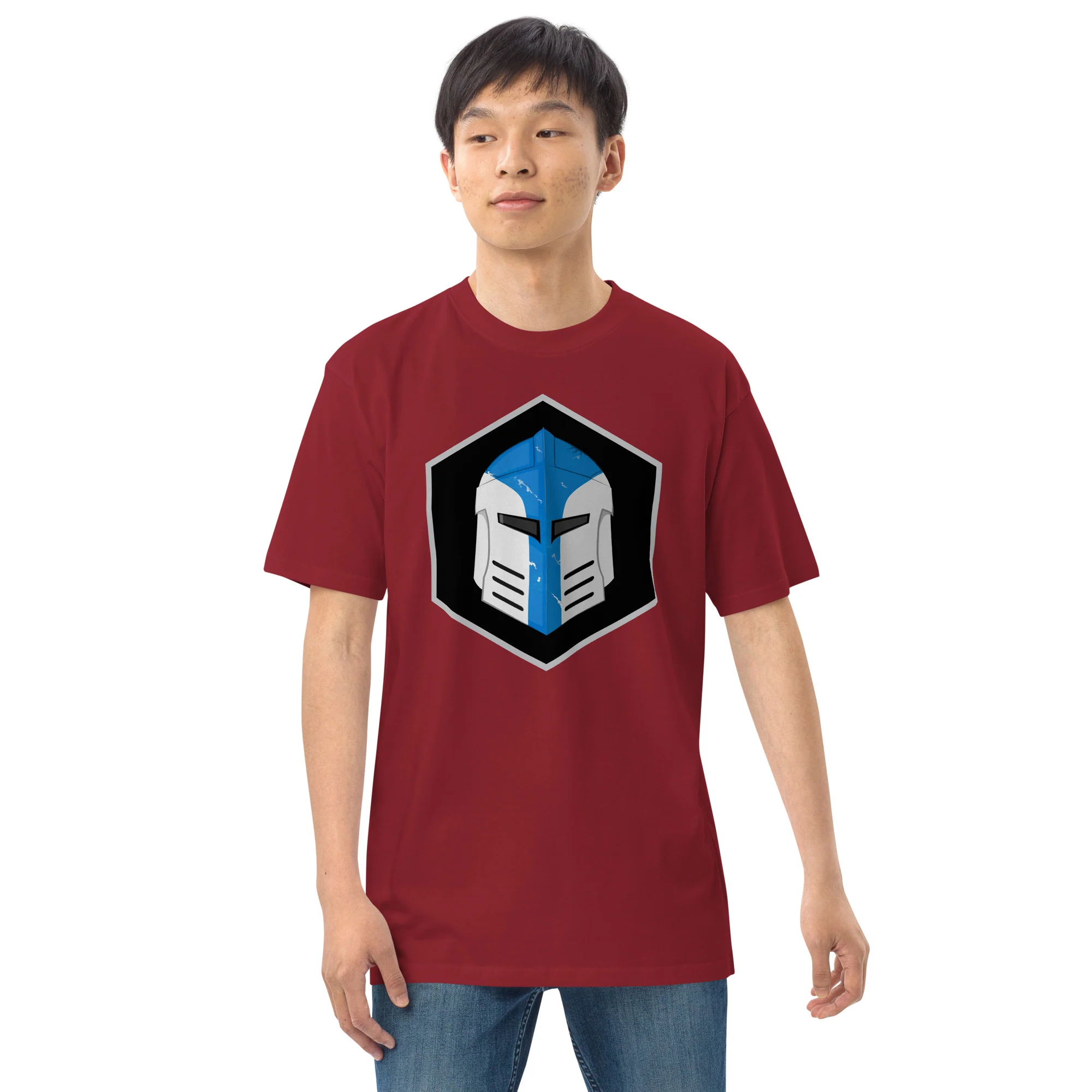 Men’s Premium Heavyweight Tee - Galactic Armory Logo - Image 15