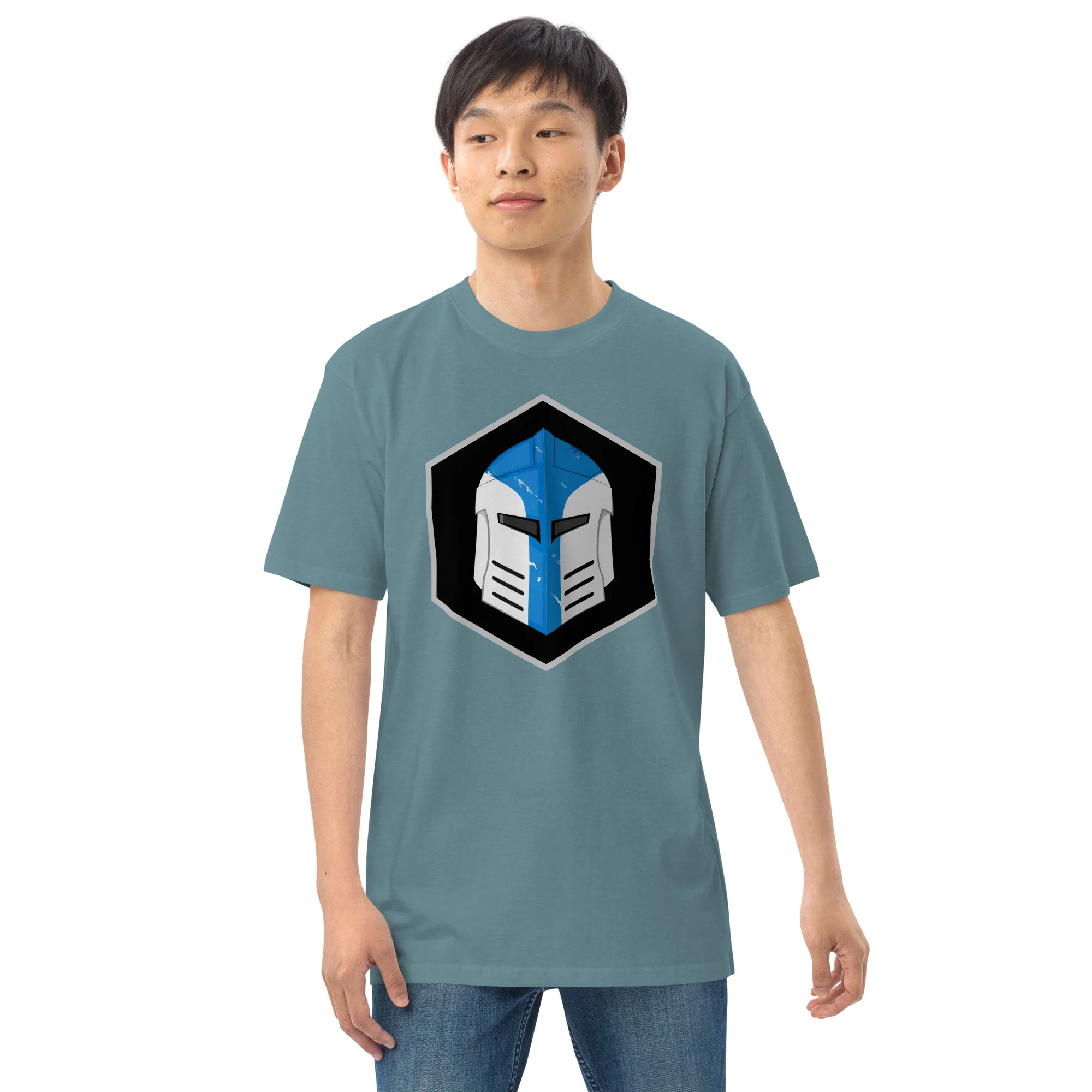 Men’s Premium Heavyweight Tee - Galactic Armory Logo - Image 20