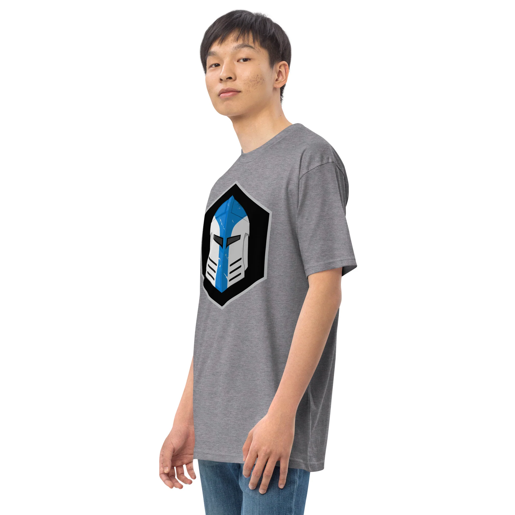 Men’s Premium Heavyweight Tee - Galactic Armory Logo - Image 23