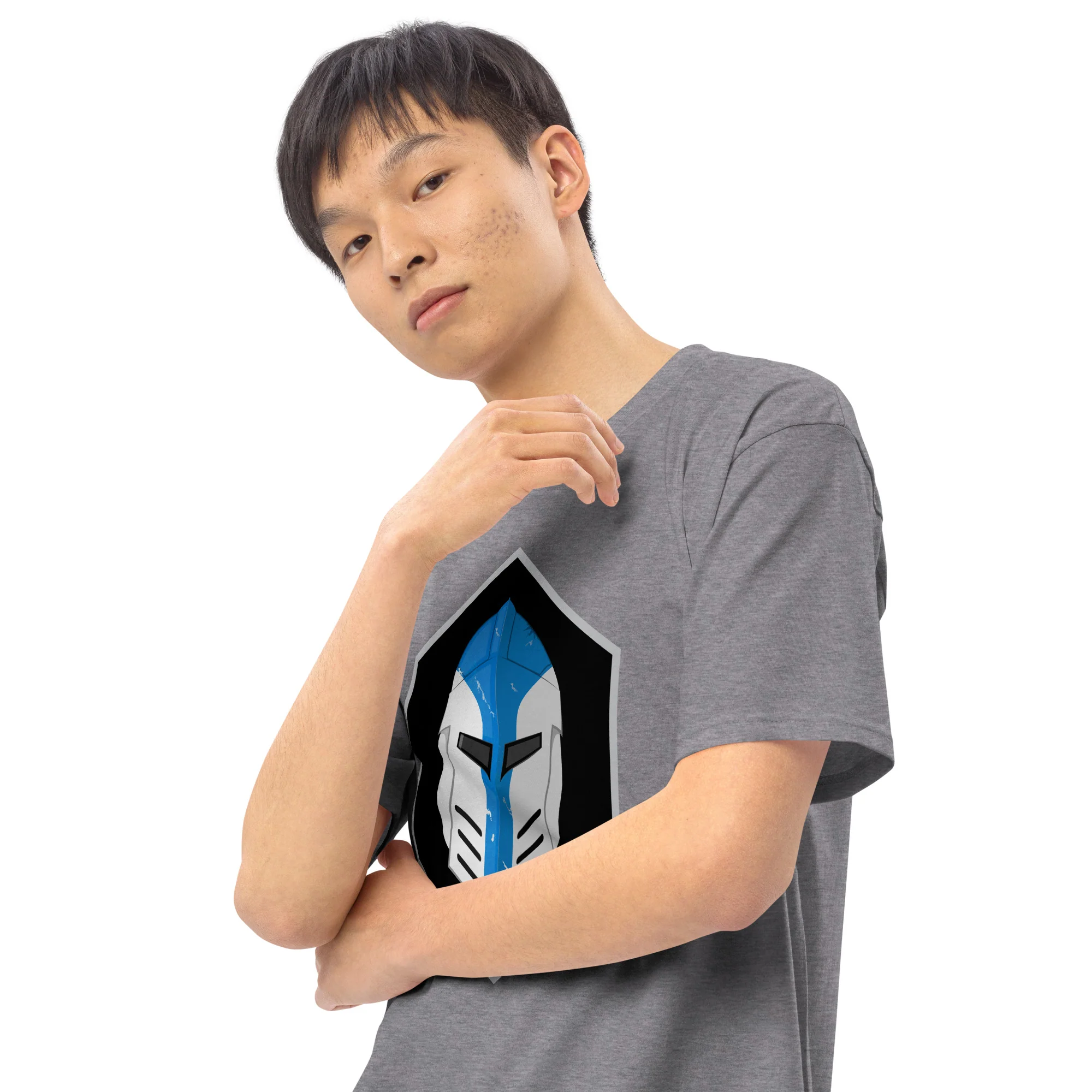 Men’s Premium Heavyweight Tee - Galactic Armory Logo - Image 24