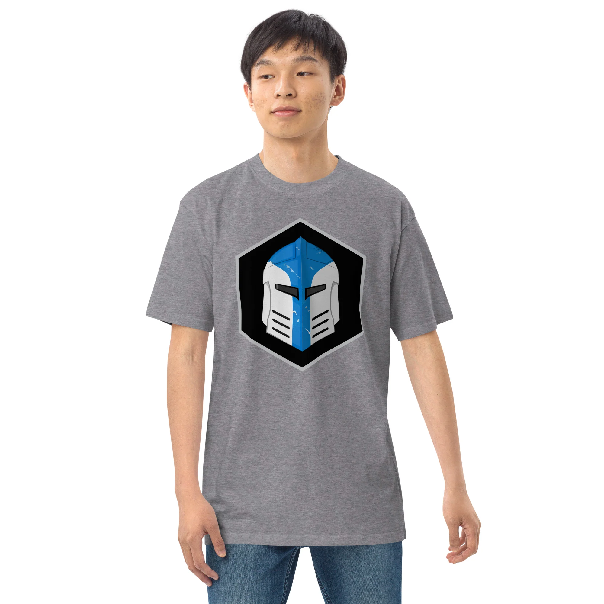 Men’s Premium Heavyweight Tee - Galactic Armory Logo - Image 25