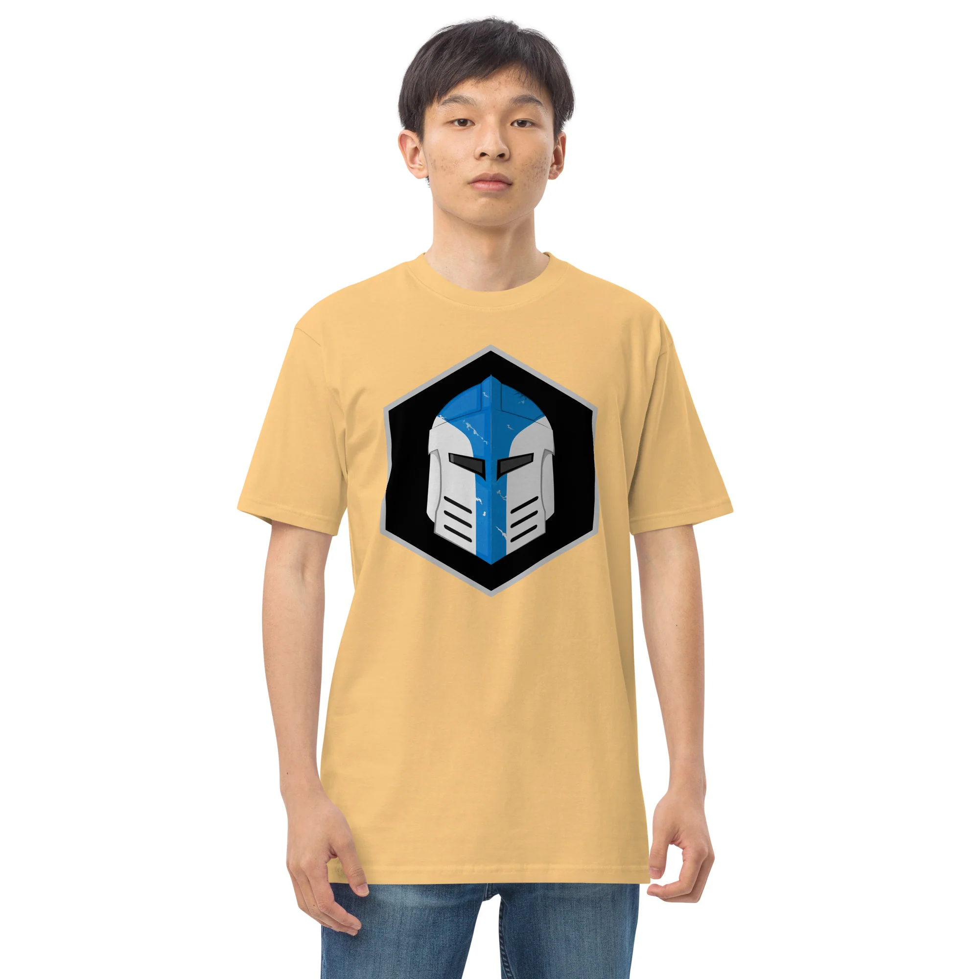 Men’s Premium Heavyweight Tee - Galactic Armory Logo - Image 26