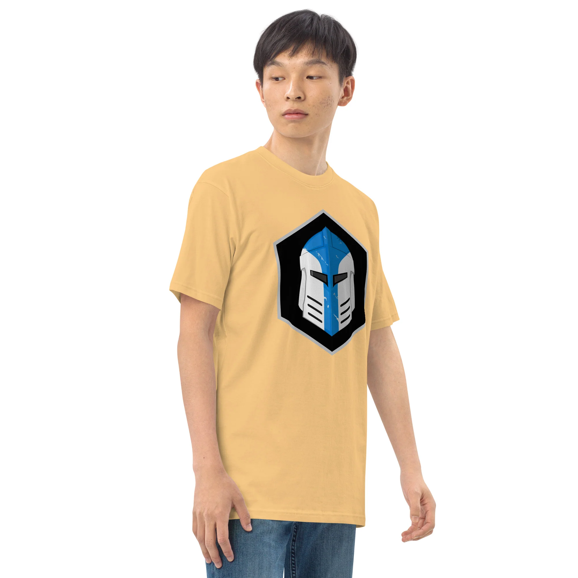 Men’s Premium Heavyweight Tee - Galactic Armory Logo - Image 27