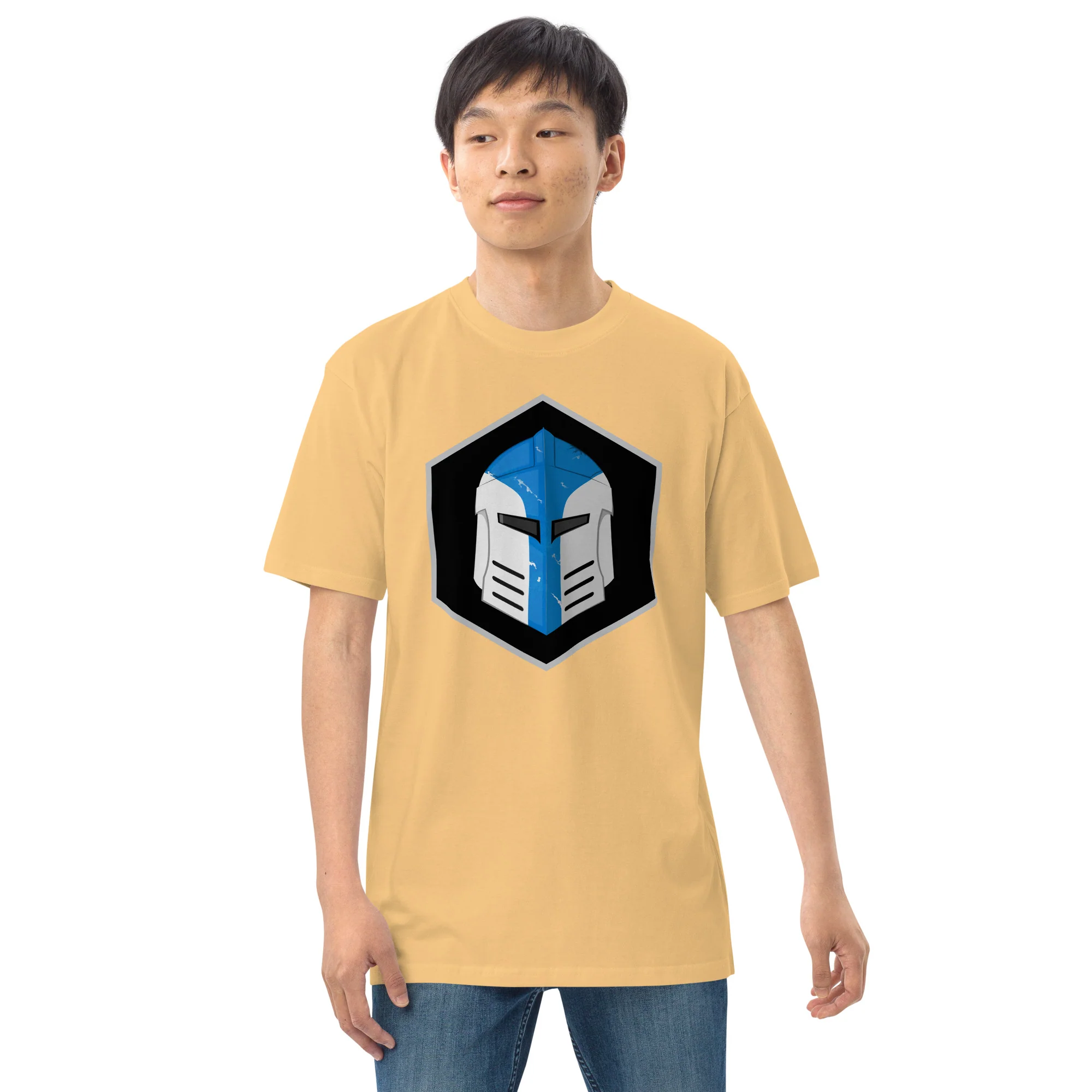 Men’s Premium Heavyweight Tee - Galactic Armory Logo - Image 30