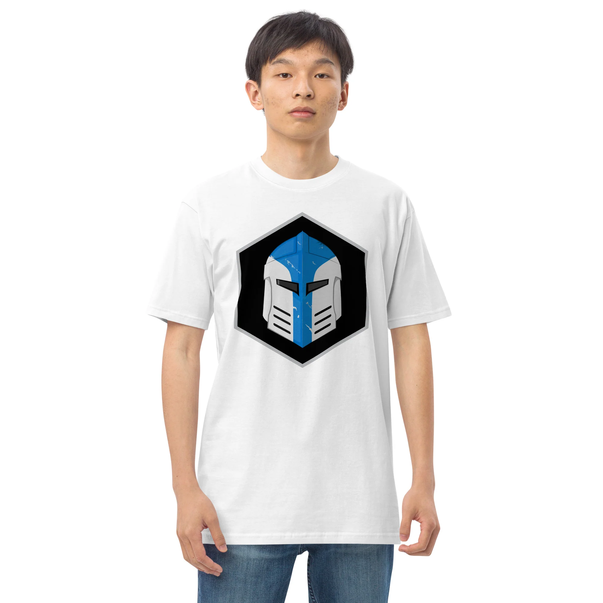 Men’s Premium Heavyweight Tee - Galactic Armory Logo - Image 31