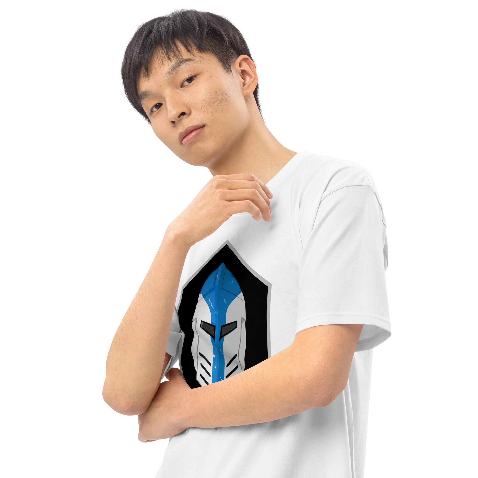 Men’s Premium Heavyweight Tee - Galactic Armory Logo - Image 34