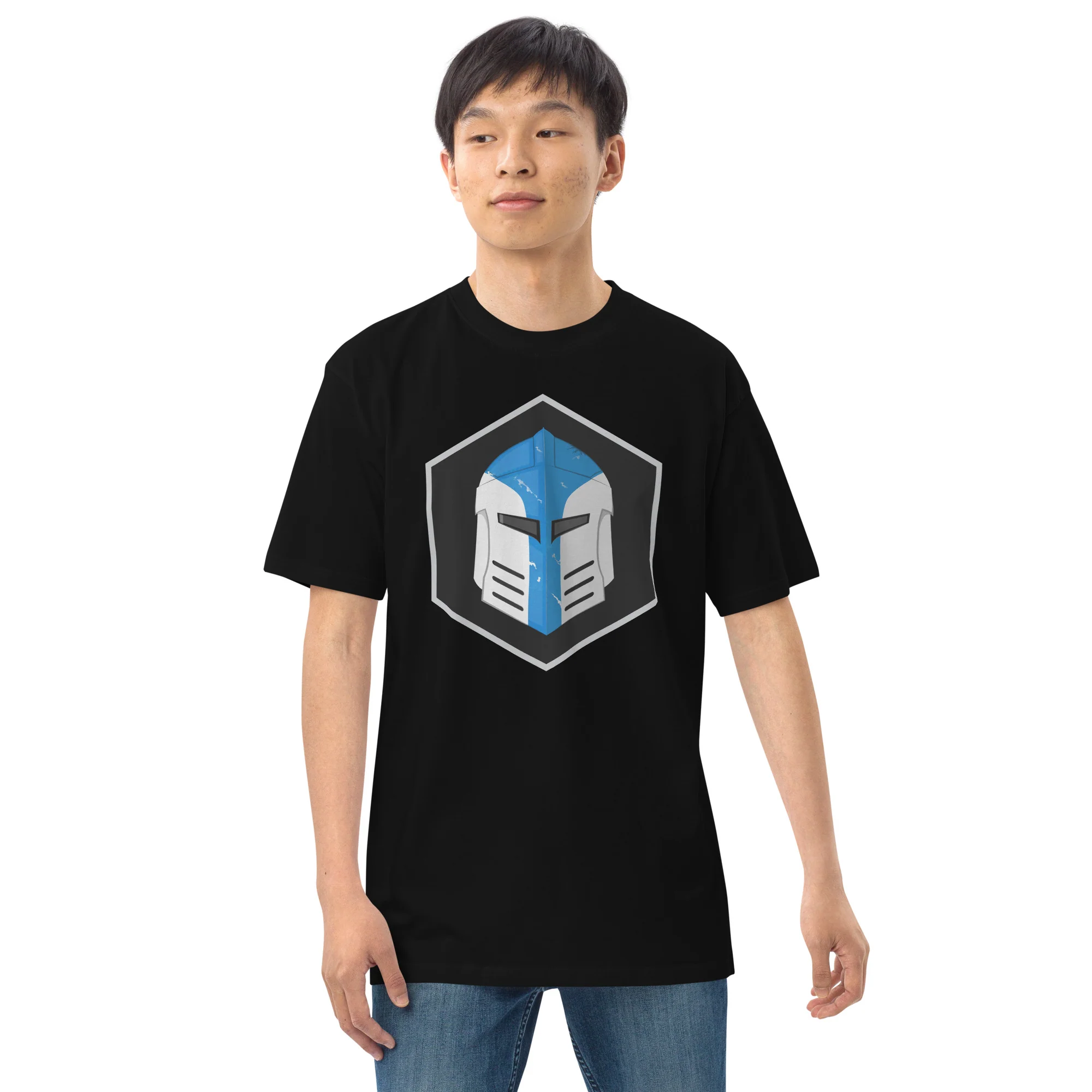 Men’s Premium Heavyweight Tee - Galactic Armory Logo - Image 5