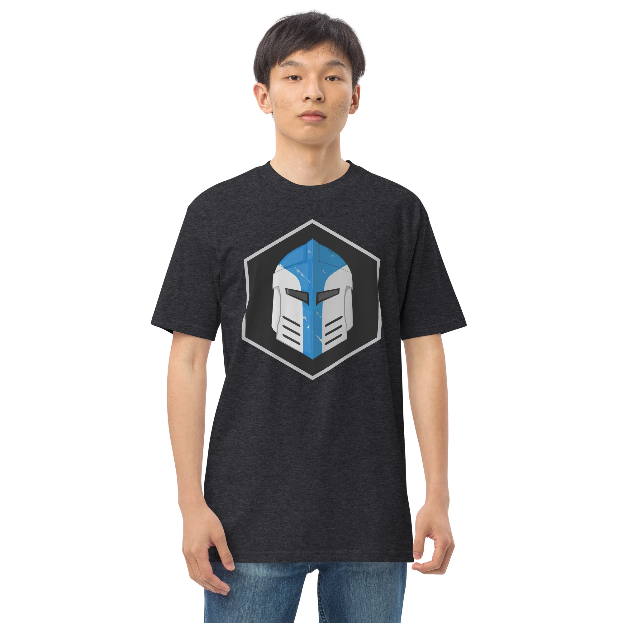 Men’s Premium Heavyweight Tee - Galactic Armory Logo - Image 6