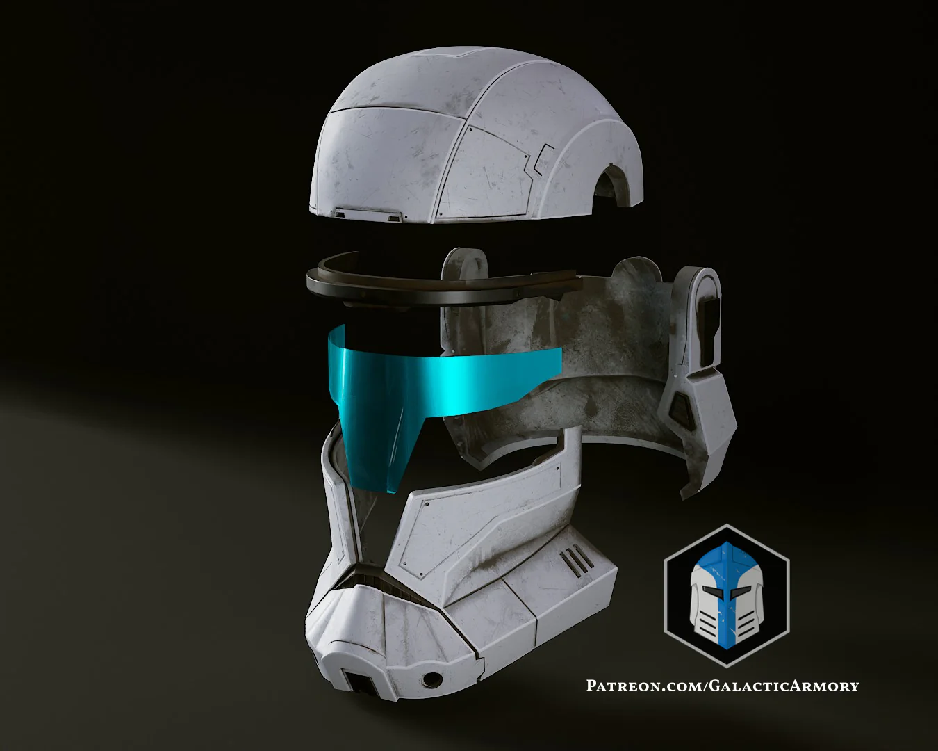 Republic Spartan Mashup Helmet - 3D Print Files - Image 4