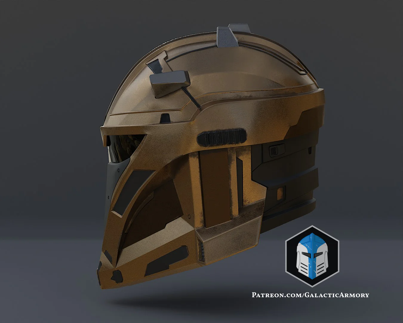 The Armorer Spartan Helmet Mashup - 3D Print Files - Image 6