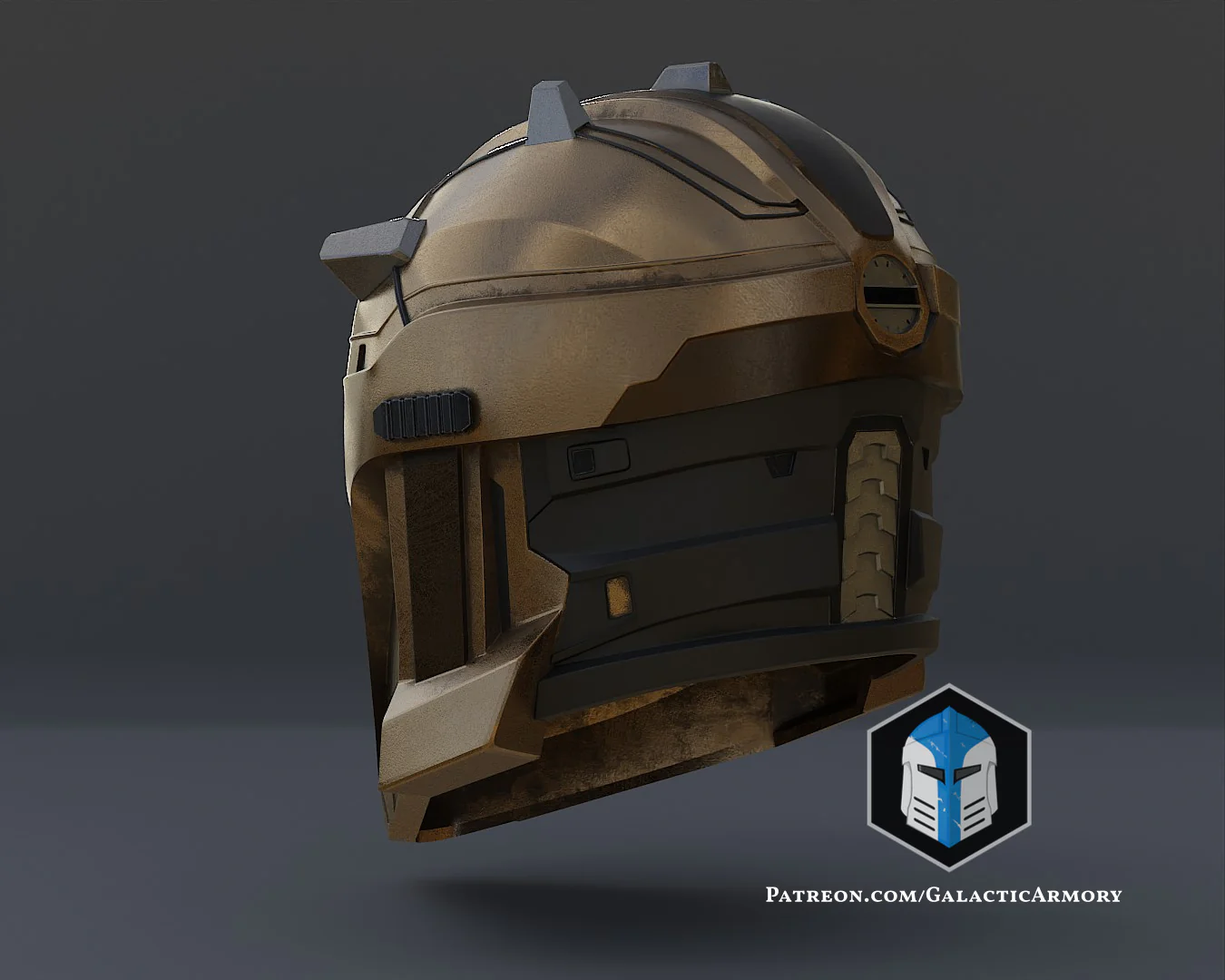 The Armorer Spartan Helmet Mashup - 3D Print Files - Image 7